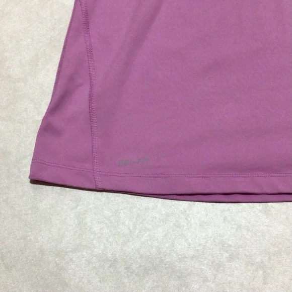 Nike Dri-Fit Lavender Long Sleeve Shirt, Size Large - Picture 9 of 12